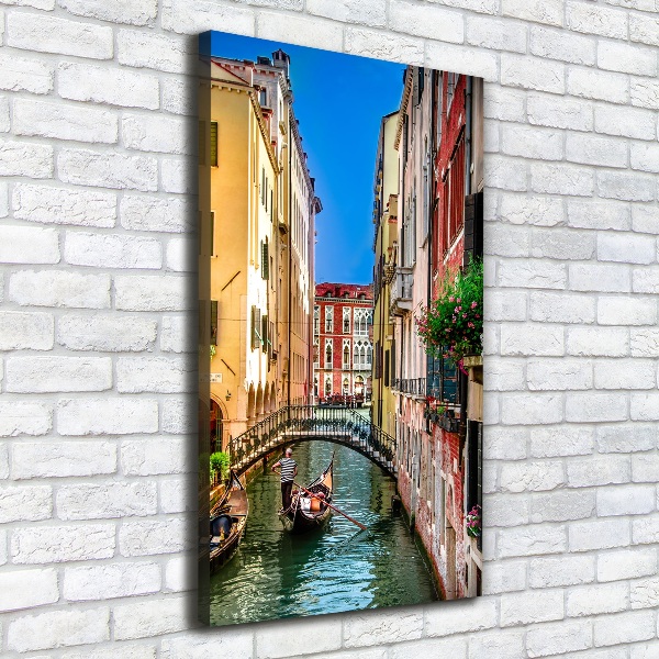 Fotografía en lienzo vertical Venecia, Italia