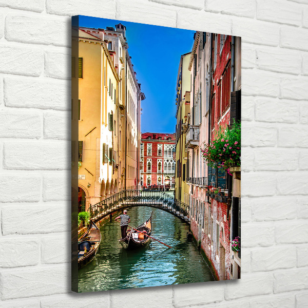 Fotografía en lienzo vertical Venecia, Italia