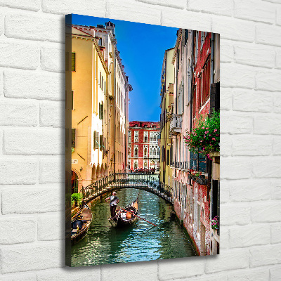 Fotografía en lienzo vertical Venecia, Italia