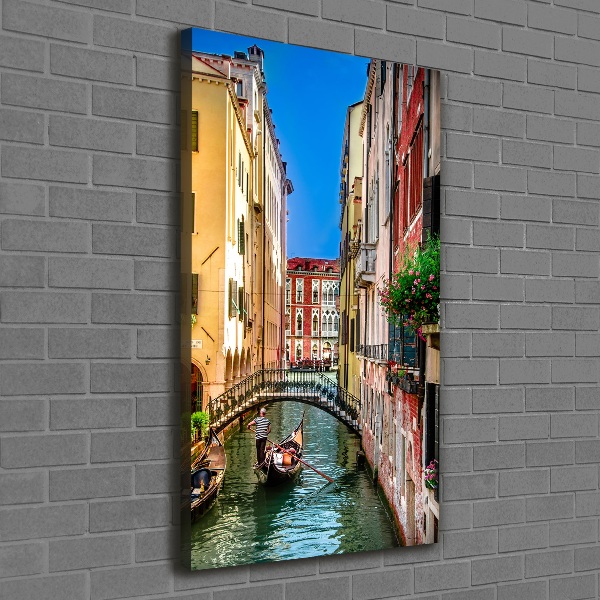 Fotografía en lienzo vertical Venecia, Italia