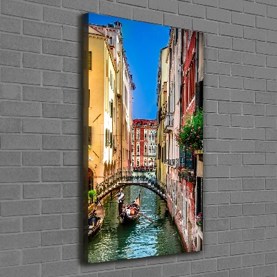 Fotografía en lienzo vertical Venecia, Italia