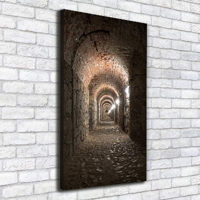 Cuadro moderno en lienzo resistente uv vertical Bodegas