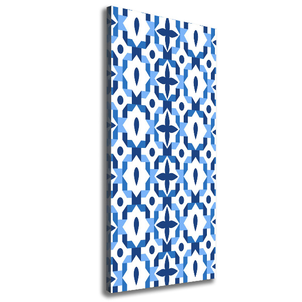 Cuadro moderno en lienzo resistente uv vertical Fondo geométrico