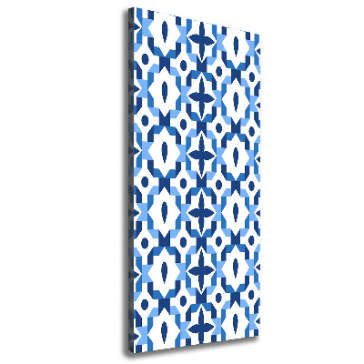 Cuadro moderno en lienzo resistente uv vertical Fondo geométrico