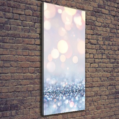 Cuadro canvas decorativo para salón vertical Fondo brillante