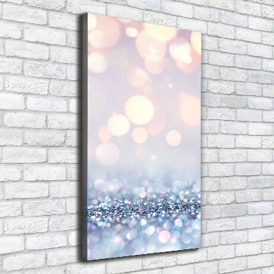 Cuadro canvas decorativo para salón vertical Fondo brillante