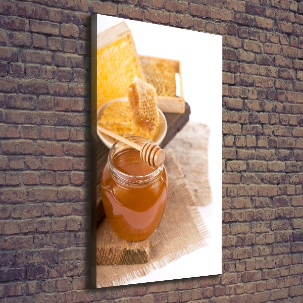 Cuadro moderno en lienzo resistente uv vertical Panales