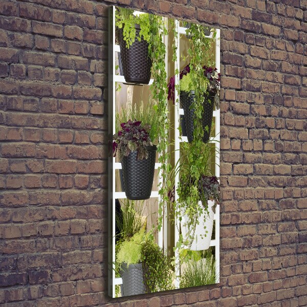 Foto obraz na płótnie do salonu pionowy Kwietnik