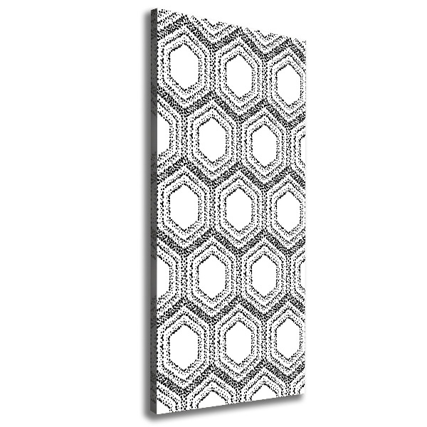 Fotografía en lienzo vertical Fondo geométrico