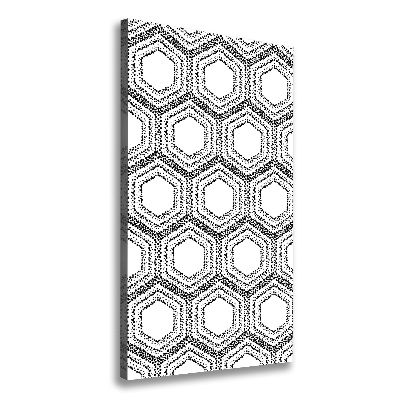 Fotografía en lienzo vertical Fondo geométrico