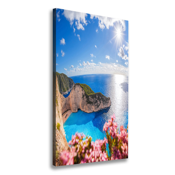 Fotografía en lienzo vertical Zante, Grecia