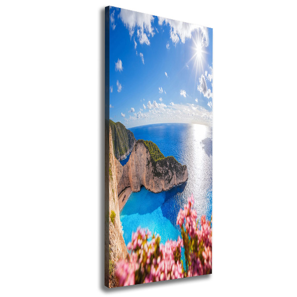 Fotografía en lienzo vertical Zante, Grecia