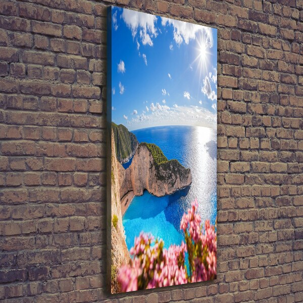 Fotografía en lienzo vertical Zante, Grecia