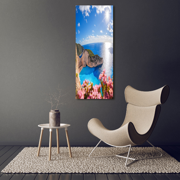 Fotografía en lienzo vertical Zante, Grecia