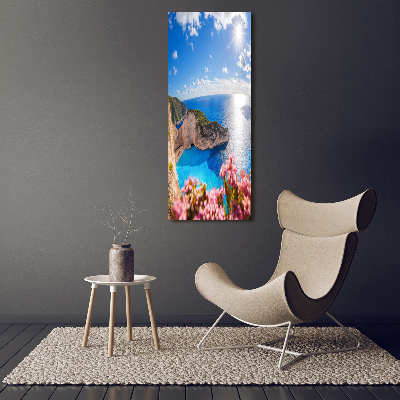 Fotografía en lienzo vertical Zante, Grecia