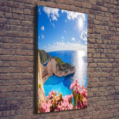 Fotografía en lienzo vertical Zante, Grecia