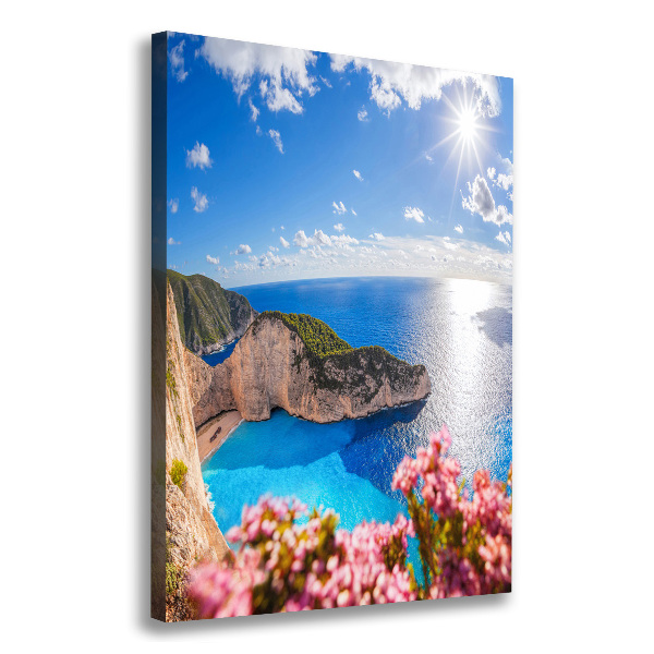 Fotografía en lienzo vertical Zante, Grecia