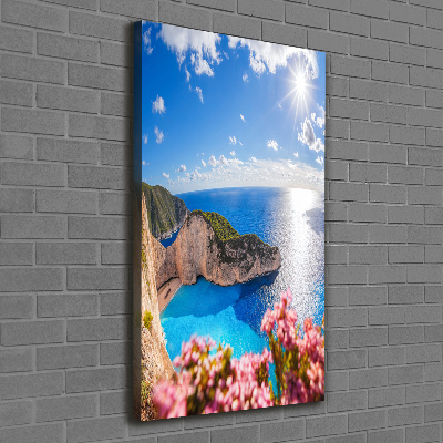 Fotografía en lienzo vertical Zante, Grecia