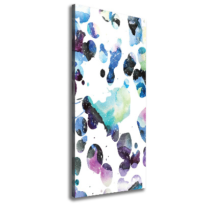 Fotografía en lienzo vertical Galaxia colorida