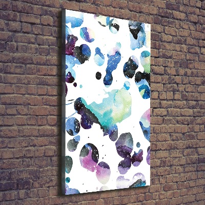 Fotografía en lienzo vertical Galaxia colorida