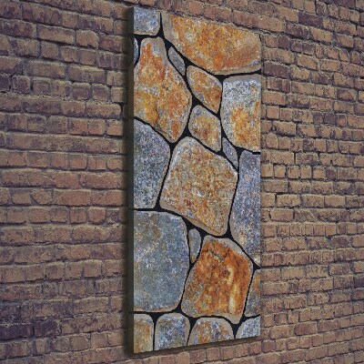 Impresión en lienzo vertical Fondo de piedras