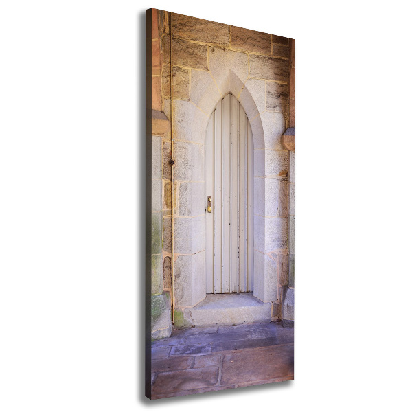 Cuadro canvas decorativo para salón vertical Puerta a los sueños
