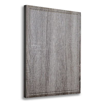 Fotografía en lienzo vertical Madera