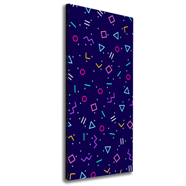 Impresión en lienzo vertical Fondo geométrico