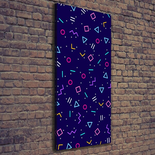 Impresión en lienzo vertical Fondo geométrico