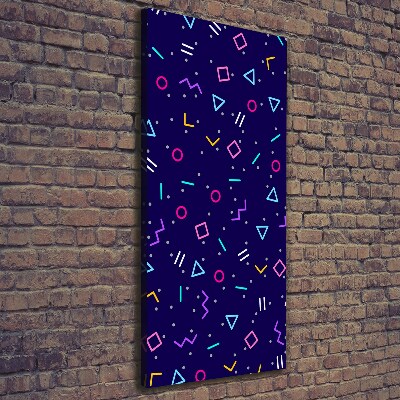 Impresión en lienzo vertical Fondo geométrico