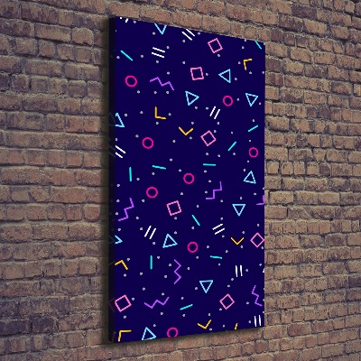 Impresión en lienzo vertical Fondo geométrico