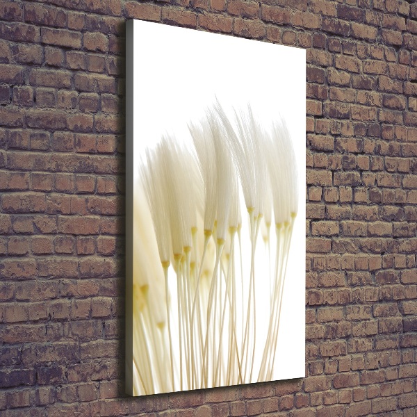 Cuadro canvas decorativo para salón vertical semillas de diente de león