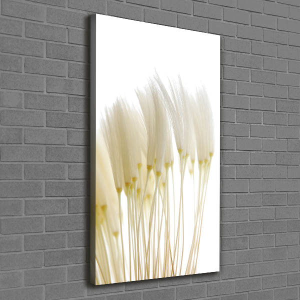 Cuadro canvas decorativo para salón vertical semillas de diente de león