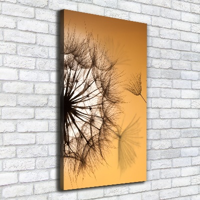 Impresión en lienzo vertical Diente de león