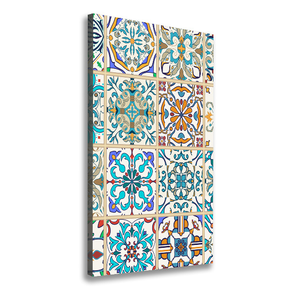 Fotografía en lienzo vertical Azulejos de cerámica