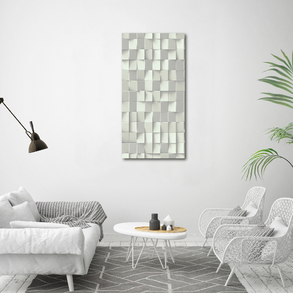 Cuadro moderno en lienzo resistente uv vertical Patrón geométrico