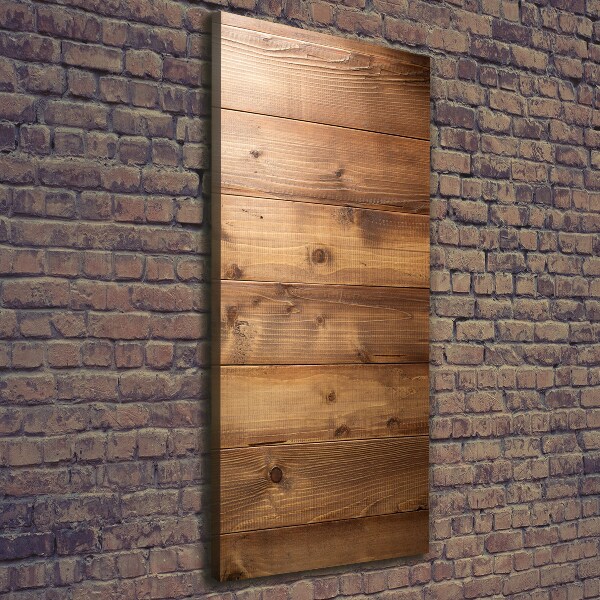 Cuadro moderno en lienzo resistente uv vertical Fondo de madera