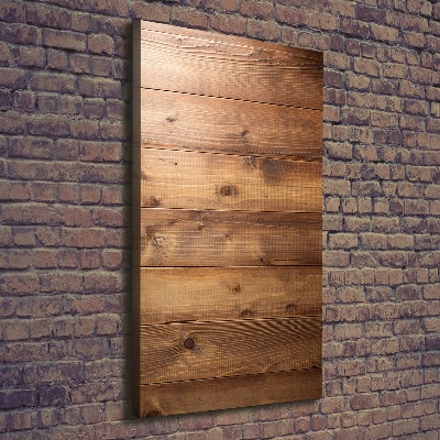 Cuadro moderno en lienzo resistente uv vertical Fondo de madera