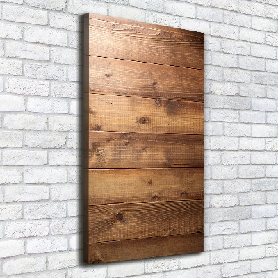 Cuadro moderno en lienzo resistente uv vertical Fondo de madera