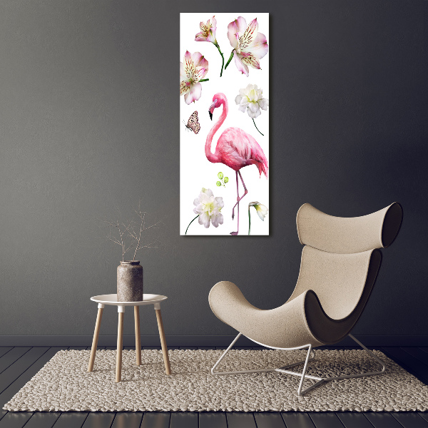 Cuadro moderno en lienzo resistente uv vertical Colección tropical
