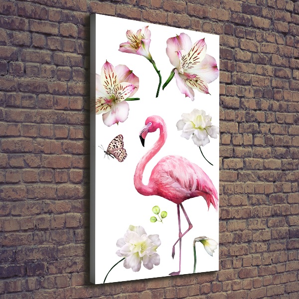 Cuadro moderno en lienzo resistente uv vertical Colección tropical