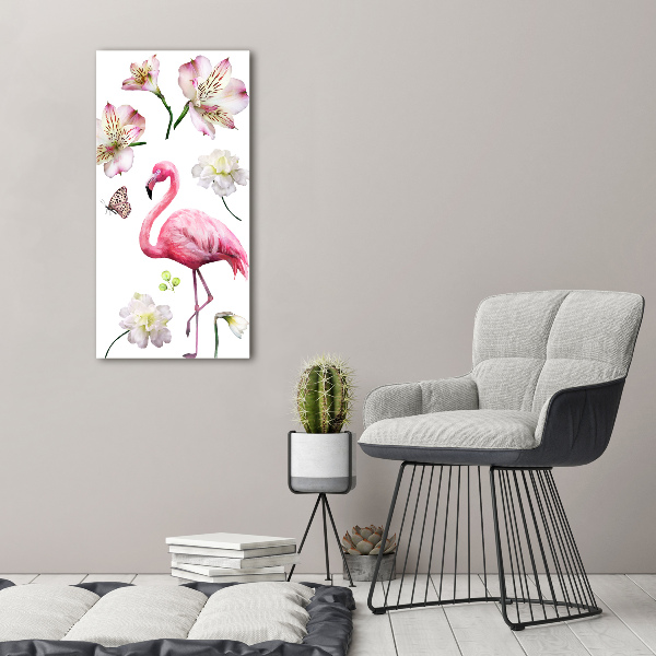 Cuadro moderno en lienzo resistente uv vertical Colección tropical