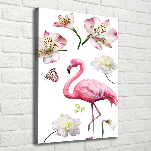 Cuadro moderno en lienzo resistente uv vertical Colección tropical