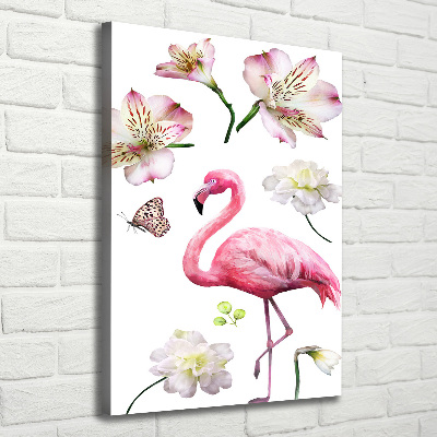 Cuadro moderno en lienzo resistente uv vertical Colección tropical