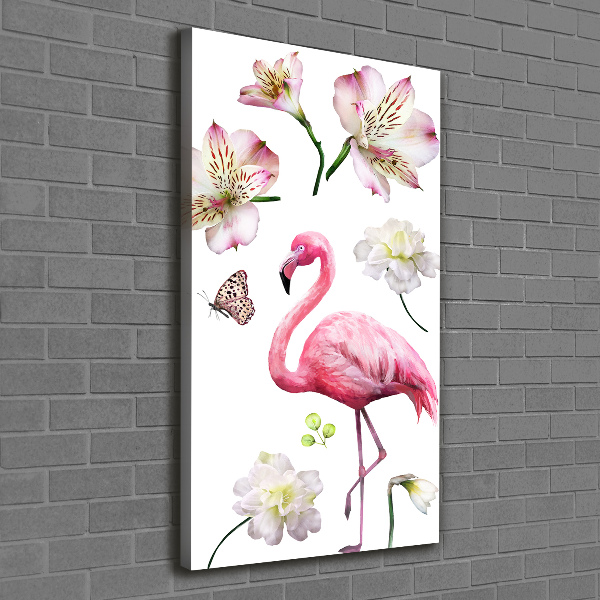 Cuadro moderno en lienzo resistente uv vertical Colección tropical