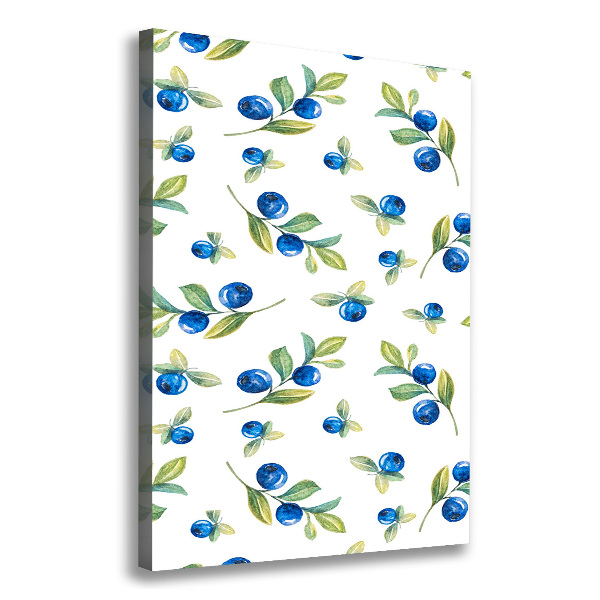 Cuadro moderno en lienzo resistente uv vertical Bayas
