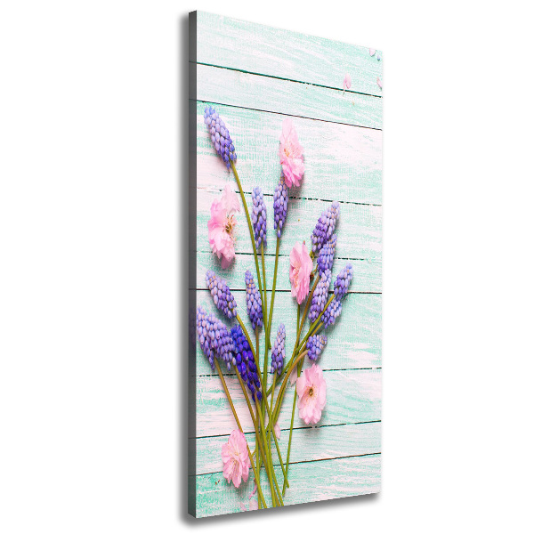 Fotografía en lienzo vertical Jacinto de uva