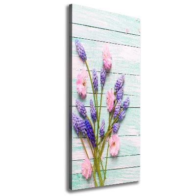 Fotografía en lienzo vertical Jacinto de uva