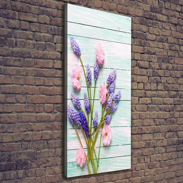 Fotografía en lienzo vertical Jacinto de uva