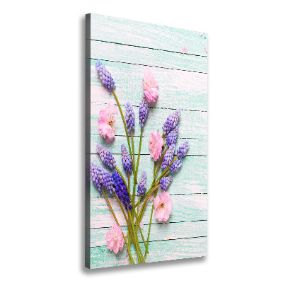 Fotografía en lienzo vertical Jacinto de uva